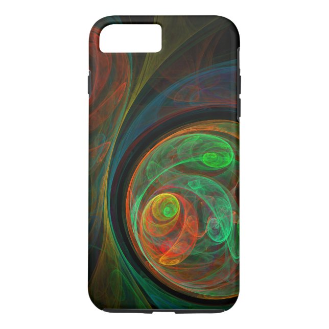 Capa Para iPhone, Case-Mate Renascimento de Abstrato de Arte Verde (Verso)