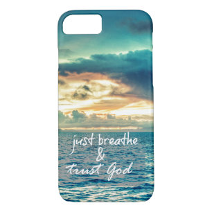 Capa Para iPhone Da Case-Mate Respire e confie em Deus
