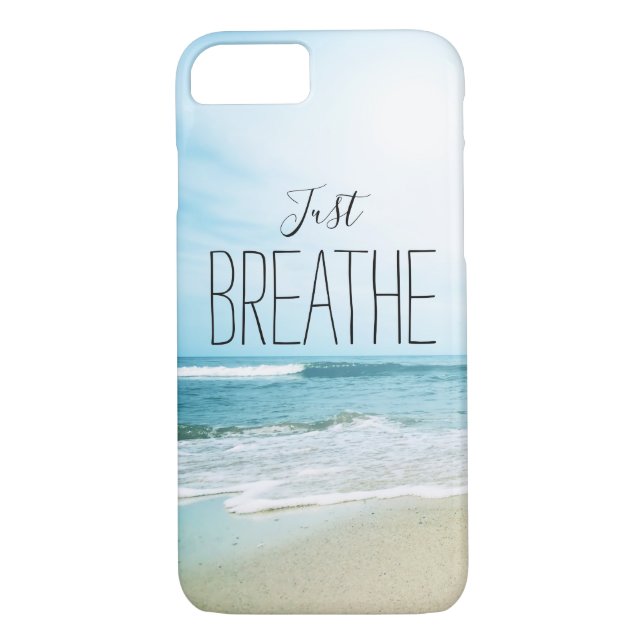 Capa Para iPhone, Case-Mate Respire na praia (Verso)