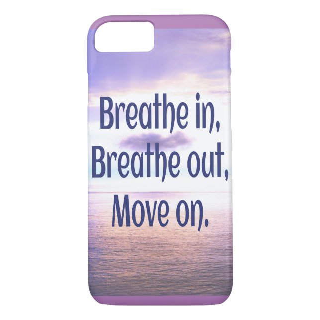 Capa Para iPhone, Case-Mate Respire, Respire, continue, Motivação (Verso)