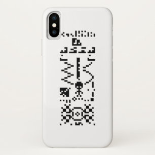 Capa Para iPhone Da Case-Mate Resposta de Mensagem Binária Arecibo