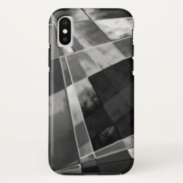 Capa Para iPhone Da Case-Mate Retângulos inclinados ou esticados, cinzas pretas