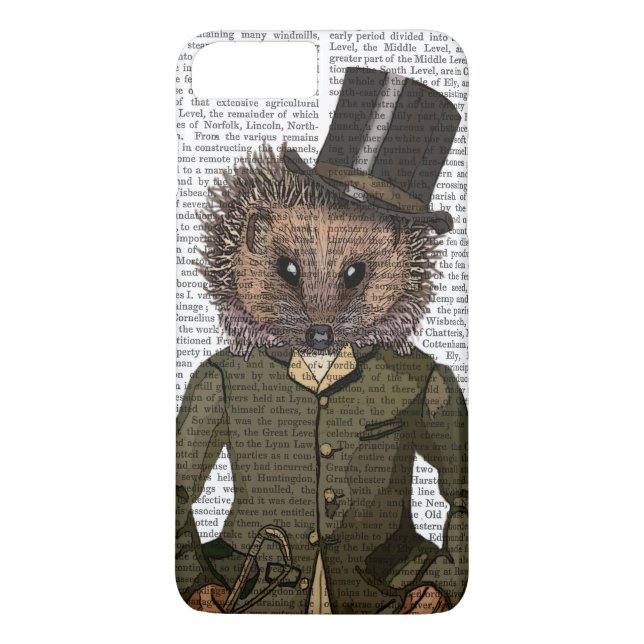Capa Para iPhone, Case-Mate Retrato de Hedgehog Rider (Verso)