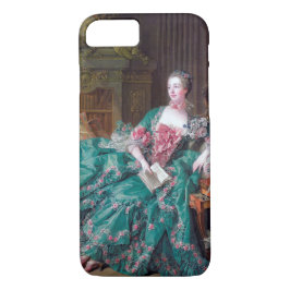 Capa iPhone 8/ 7 Retrato de Madame Pompadour, Boucher
