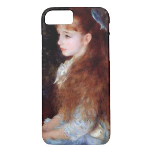 Capa iPhone 8/ 7 Retrato de uma garota com fita azul, Renoir