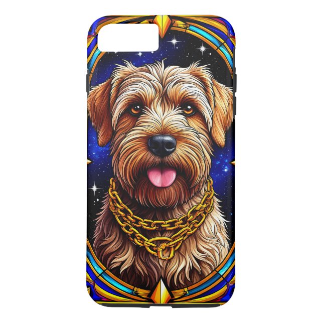 Capa Para iPhone, Case-Mate Retrato Majestoso de Cão em Estilo de Vidro Estido (Verso)
