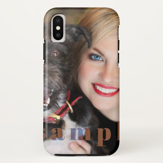 Capa Para iPhone, Case-Mate Retrato personalizado - iPhone X resistente (Verso)