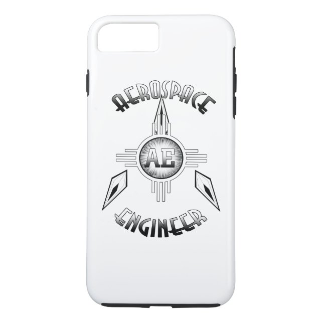 Capa Para iPhone, Case-Mate Retro de Engenheiro Aeroespacial (Verso)