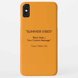 Capa Para iPhone Da Case-Mate Retro Orange Texture – Summer Vibes Art
