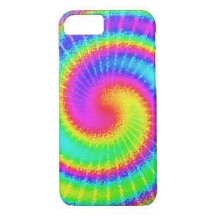 Capa iPhone 8/ 7 Retro Tie Dye Hippie Psychedelic