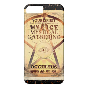 Capa iPhone 8 Plus/7 Plus Reunião Mística Mágica Olho de Adivinho da Sorte
