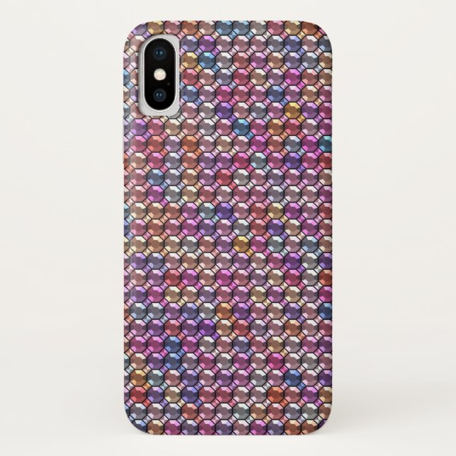 Capa Para iPhone, Case-Mate Rhinestone Colorido (Verso)