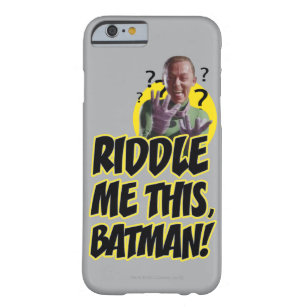 Capa Barely There Para iPhone 6 Riddle Me This Batman