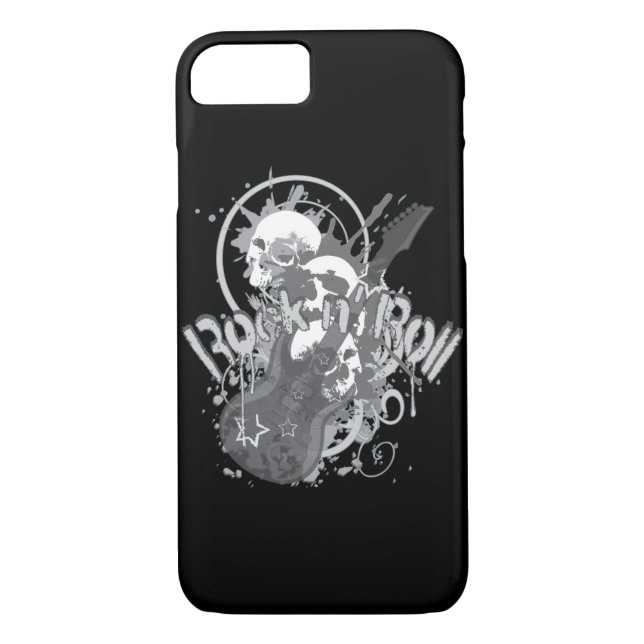 Capa Para iPhone, Case-Mate Rock n' Roll Skulls (Verso)