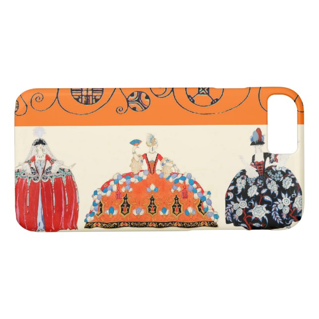 CAPA PARA iPhone, Case-Mate  ROCOCO LADY ART DECO BEAUON FASHION DESIGN (Verso (Horizontal))