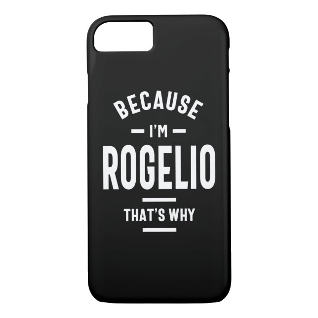 Capa Para iPhone, Case-Mate Rogelio Personalizado Nome Aniversário (Verso)