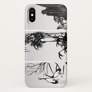 Capa Para iPhone X Rolo oriental vertical