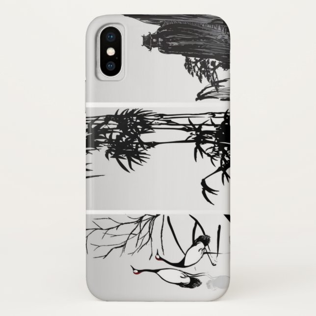 Capa Para iPhone, Case-Mate Rolo oriental vertical (Verso)
