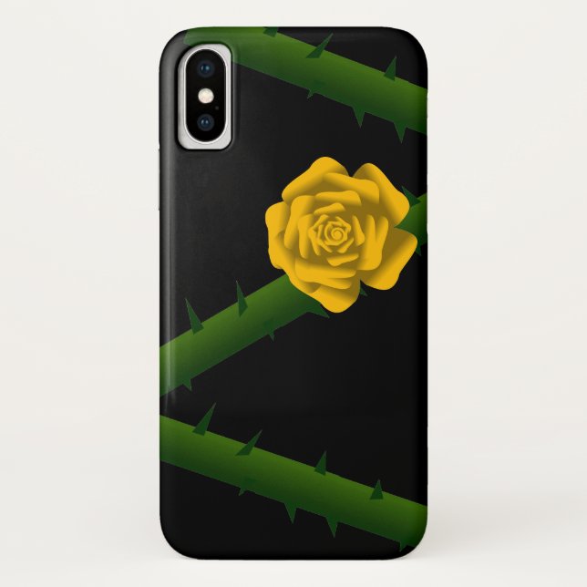 Capa Para iPhone, Case-Mate Rosa Amarelo Thorny (Verso)