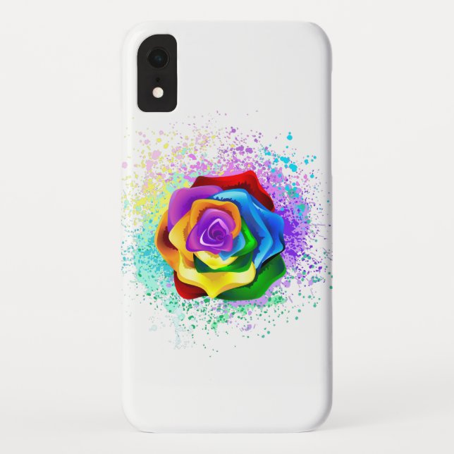 Capa Para iPhone, Case-Mate Rosa Arco-Íris Colorida (Verso)