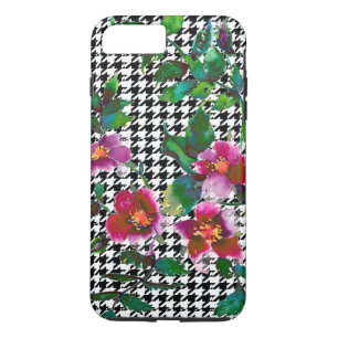 Capa Para iPhone Da Case-Mate Rosa com dente de caça preto e branco