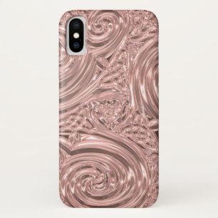 Capa Para iPhone Da Case-Mate Rosa cor-de-rosa elegante arte vitoriana nouveau