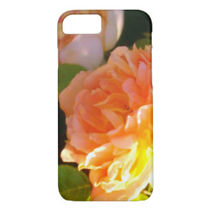 Capa Para iPhone Da Case-Mate Rosa de pêssego clássico Elegante floral