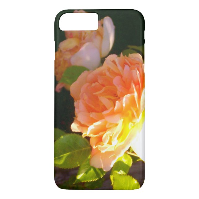 Capa Para iPhone, Case-Mate Rosa de pêssego clássico Elegante floral (Verso)