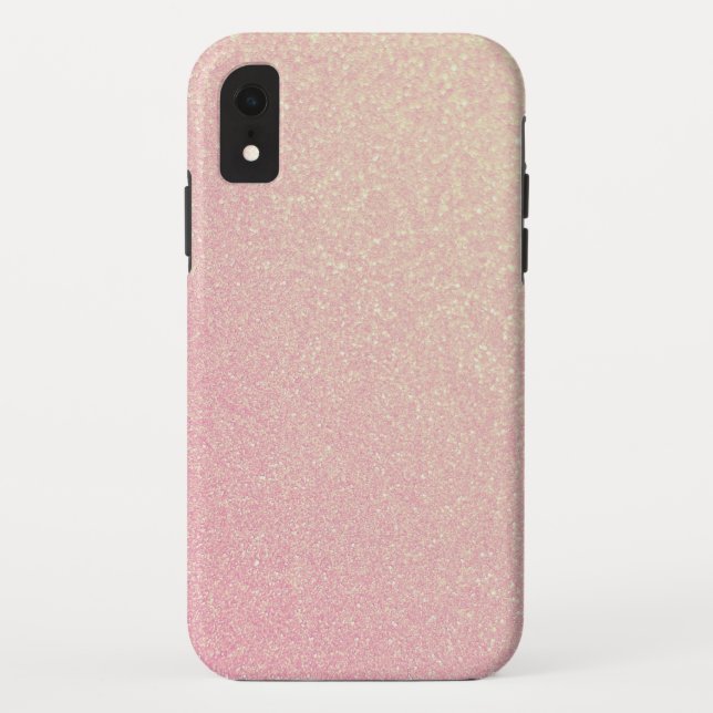 Capa Para iPhone, Case-Mate Rosa Dourado Bling Luminoso Rosa (Verso)