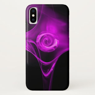 CAPA PARA iPhone X ROSA FRACTAL VIOLET PURPLE