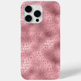 Capa iPhone 8/ 7 Rosa Glitzy Cheetah Impressão