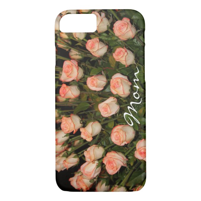 Capa Para iPhone, Case-Mate Rosa Rosa Rosa mães (Verso)