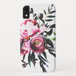 Capa Para iPhone Da Case-Mate Rosa temperamental bonito da aguarela do vintage