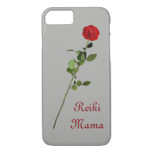 Rosa vermelha Reiki Mama design