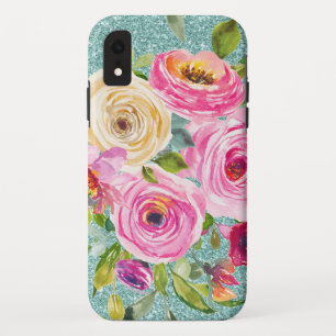 Capa Para iPhone Da Case-Mate Rosas de aquarela rosa e creme