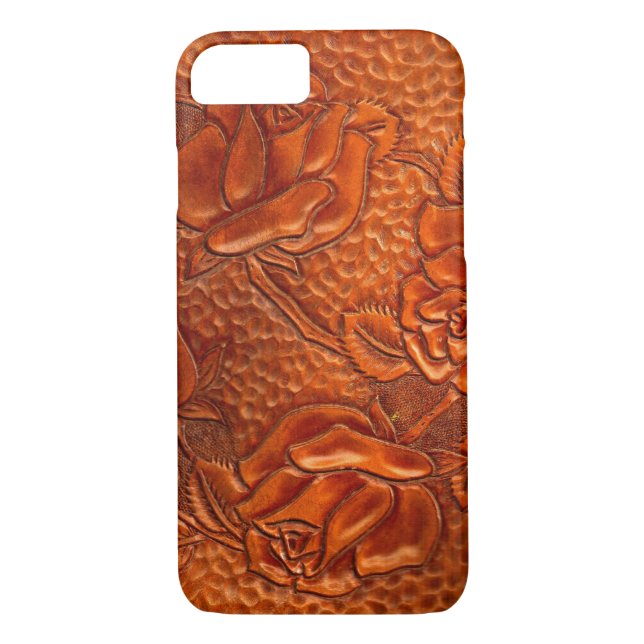 Capa Para iPhone, Case-Mate Rosas de couro ocidentais utilizados ferramentas (Verso)