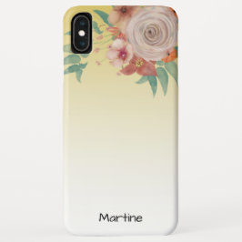 Capa Para iPhone Da Case-Mate rosas elegantes em amarelo
