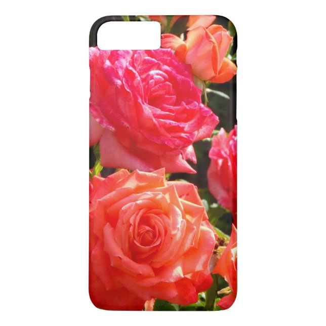 Capa Para iPhone, Case-Mate Rosas Românticos de Coral (Verso)