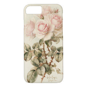 Capa Para iPhone Da Case-Mate Rosas românticos do Victorian do vintage