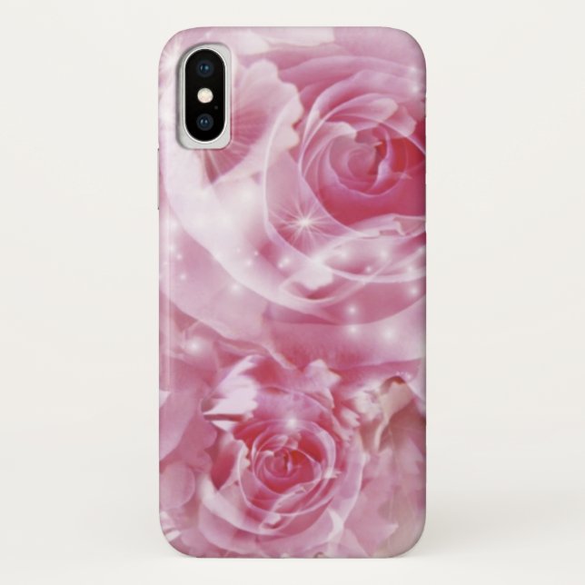 Capa Para iPhone, Case-Mate Rosas Rosa Suaves (Verso)
