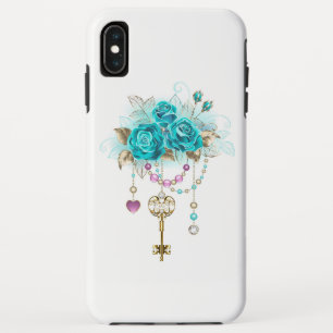 Capa Para iPhone Da Case-Mate Rosas Turquesas com Chaves