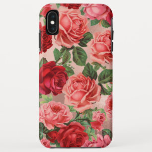 Capa Para iPhone Da Case-Mate Rosas vermelhas Rosa Vintage, Elegante, Chic Nome 