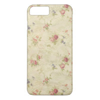 Rosas Vintage padrão de tecido angustiado antigo
