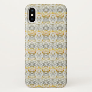 Capa Para iPhone X Rosetas de Tapeçaria II