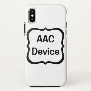 Capa Para iPhone Da Case-Mate Rótulo AAC preto