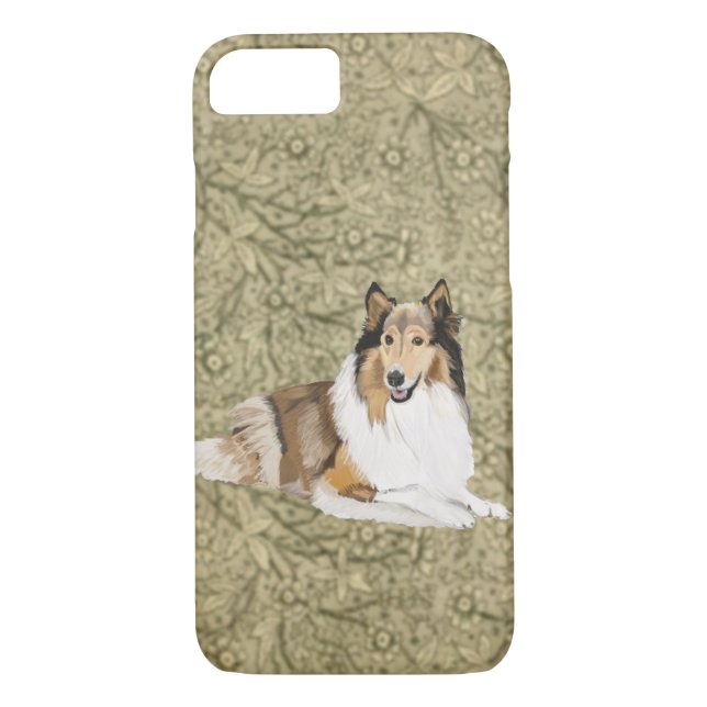 Capa Para iPhone, Case-Mate Rough Collie, Long Haired Collie (Verso)