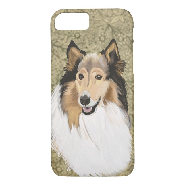 Capa Para iPhone, Case-Mate Rough Collie, Long Haired Collie (Verso)