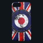 Capa Para iPhone Da Case-Mate Roundel Target Mods UK Target Union Jack<br><div class="desc">O design do Union Jack roundel apresentou-se aqui num impressão gráfico de estilo angustiado grunge. Bom para uma ocasião patriótica, esportes, ou para um presente com uma aparência retrô ska. Use o link "Perguntar a este Designer" para entrar em contato conosco com suas solicitações especiais de design ou para obter...</div>