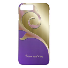 Capa Para iPhone Da Case-Mate Roxo Dourado metálico