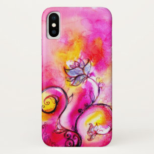 Capa Para iPhone Da Case-Mate Roxo LUNÁTICO do amarelo do rosa das FLORES